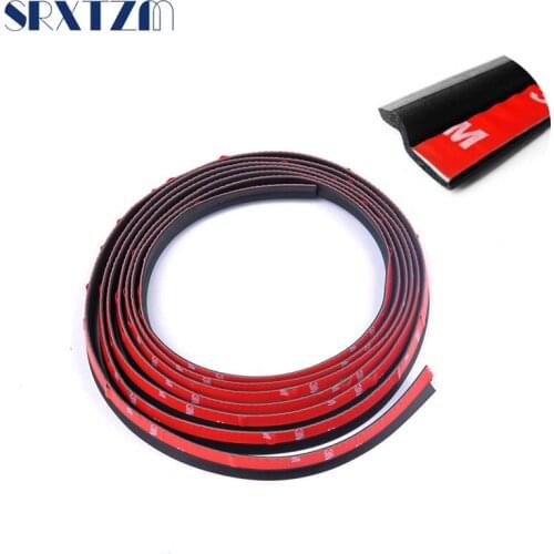 4m Z Shaped Car Door Seal EPDM Universal Noise Insulation Weatherstrip Sealing Rubber Strip Trim Auto Rubber Seals