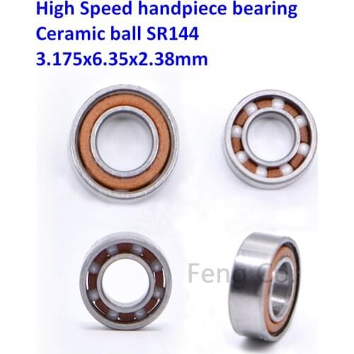 5pcs Dental Bearings for High Speed Handpiece SR144 3.175x6.35x2.38mm NSK Ceramic Ball Dentist Lab Tools