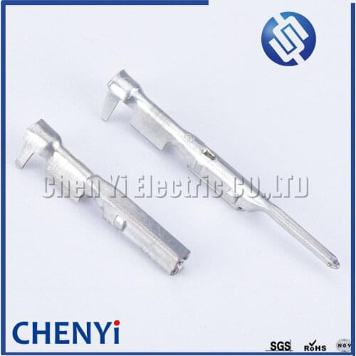 50 pcs 0.6mm auto connector crimping terminal G379 wiring harness connector tinned brass contact pins 7116-4416-02 7283-8850-30