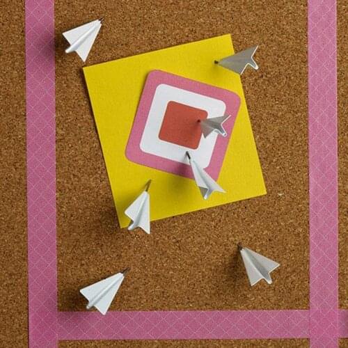 6pcs/Set Plane Pushpin 3D Aircraft Pushpin Message Board Cork Thumbtack Airplane Push Pin Office Home Supplies Dropshipping