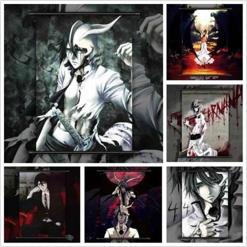Home Decoration Bleach Ulquiorra Cifer Anime Wall Artwork Painting Plastic Hanging Scrolls Modern Canvas Print Picture Poster