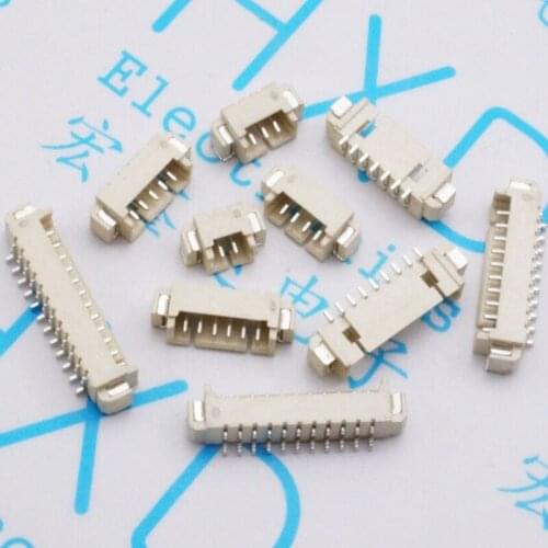 1.25 mm spacing lie on 8 p horizontal patch SMT connector