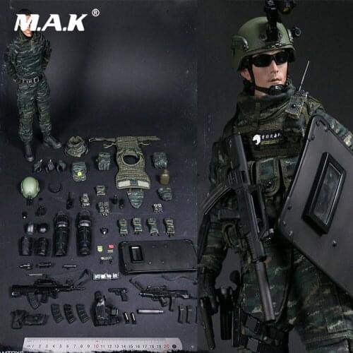 Collectible 1/6 Military Soldier Action Figure Chinese Peoples Armed Police Force SNOW LEOPARD Squadron COMMANDO UNIT TEAM MEMB