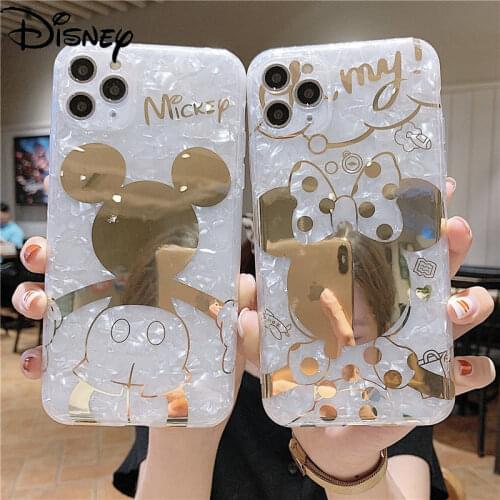 Disney Shell Mickey Minnie for Iphone11 Apple 12Promax Phone Case Xs/XR Silicone 7/8Plus Soft Case Female phone case
