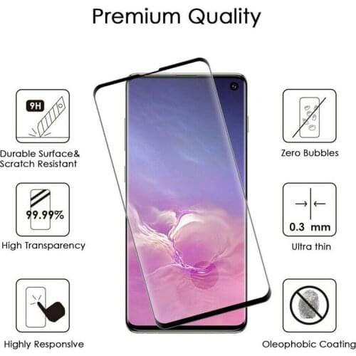 New full glue 3D curved black edge tempered glass film screen protector for Oppo Find X2 Neo Pro X Reno 4 Pro 100pcs