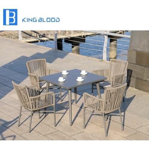 100% handmade Outdoor Rattan Dining Chair and table