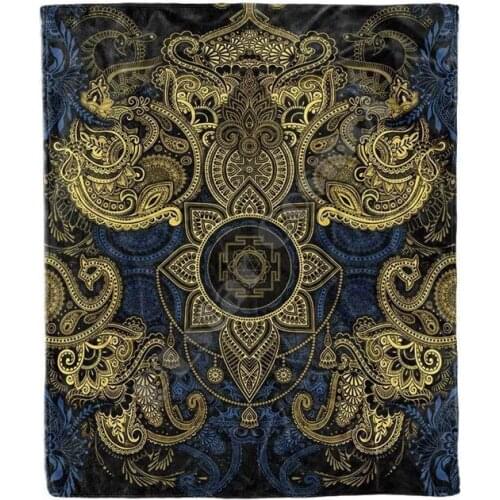 Kali Blanket Fleece Blanket 3D printed Sherpa Blanket on Bed Home Textiles Dreamlike HOME ACCESSORIES