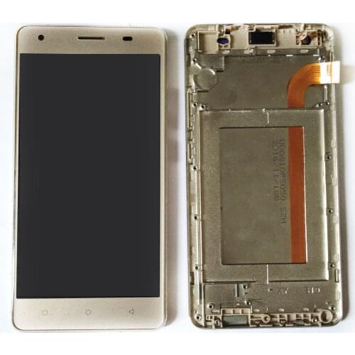 Original Touch Screen + LCD Display With Frame Digitizer Assembly Replacement Parts Accessory + Tools For OUKITEL C5,Used