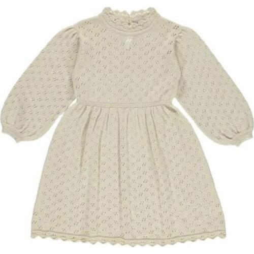 Toddler Girl Fall Clothes 2020 Infant Sweaters 2 Year Old Baby Girl Clothes Knit Hollow Out Flower Girl Dresses Winter,#8801