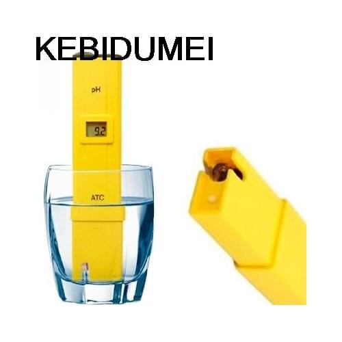 Portable Pen Pocket High Digital Water PH Meter Tester Quality Measure Range 0.0-14.0pH for Aquarium Pool Water Laboratory Soil