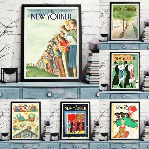 Poster and Prints The New Yorker 1991 February 18 Magazine Cover Canvas Painting Wall Art For Living Room Home Decor