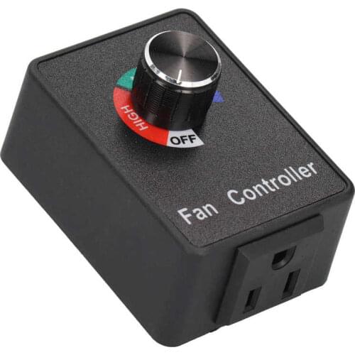 120V Stepless Speed Controller Governor Pointer Display for Fans Lights Power Tools Stepless Speed Regulator