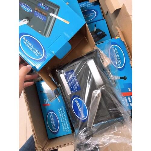 Hand Rolling machin cigarette metal tobacco roller gadgets for men manual injector cigarettes maker gift smoking accessories