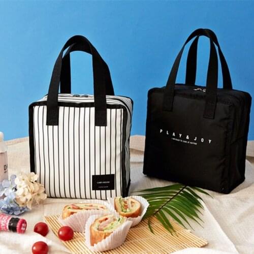 Fresh Insulation Cold Bales Thermal Lunch Bag Tote Bag Lunch Organizer Lunch Holder Cooler Lunch Storage Container bolsa termica