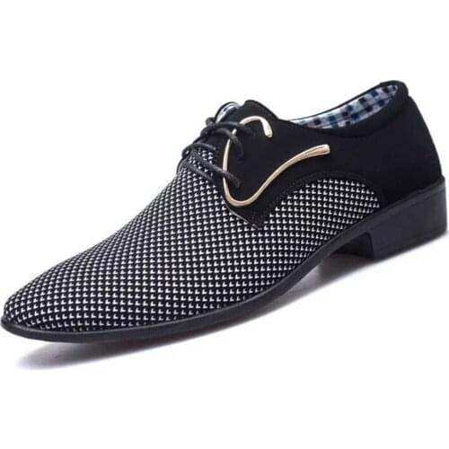 Fashion Spring Autumn Men Casual Shoes Breathable Lace-Up Men Flats Shoes Wear Comfortable Male Dress Shoes Men Designer Shoes