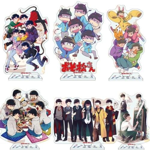 Japan Anime Osomatsu San MATSUNO ICHIMATSU KARAMATSU JYUSHIMATSU Acrylic Stand Figure Model Cosplay Tabletop Cake Decor Toy