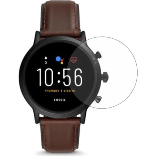 Tempered Glass Protective Film For Fossil The Carlyle HR / Julianna HR/ Garrett HR Gen 5 Watch Smartwatch Screen Protector Cover