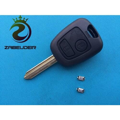 1Pcs Of New Replacement Shell For Citroen Xara Picasso Saxo Xantia Berlingo 2 Button Car Key Fob Case SX9 Blade Uncut With Screw