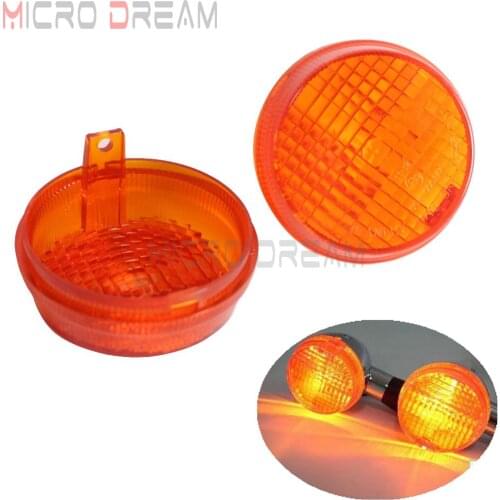 2pcs Motorcycle Turn Signal Lens ABS Indicators Light Covers For Kawasaki Vulcan 1600 Classic / Nomad Honda Cruisers Shadow ACE