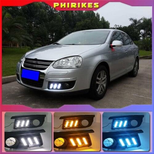 2x Car-specific for VW Jetta MK5 Sagitar 2006-2010 LED DRL daytime running light