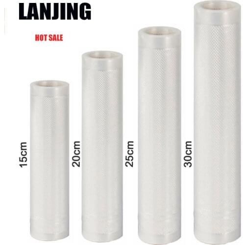 4Rolls Vacuum packer bag for vacuum sealer meachine food packing bags Saver Packaging bags Plastic household 15/20/25/30x500cm
