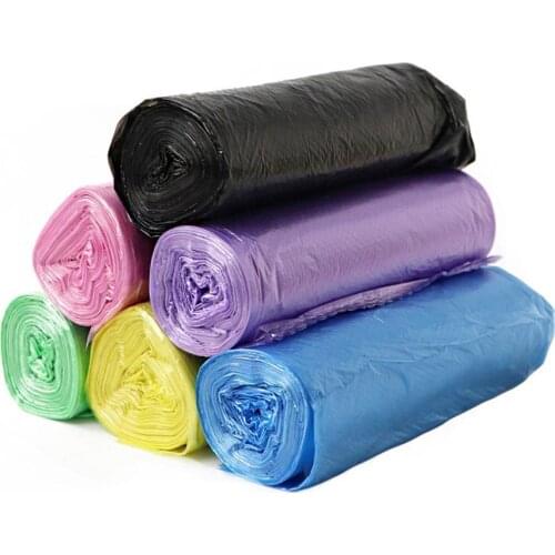 5 Rolls 100Pcs Household Disposable Trash Pouch Kitchen Storage Garbage Bags Ships From US Warehouse