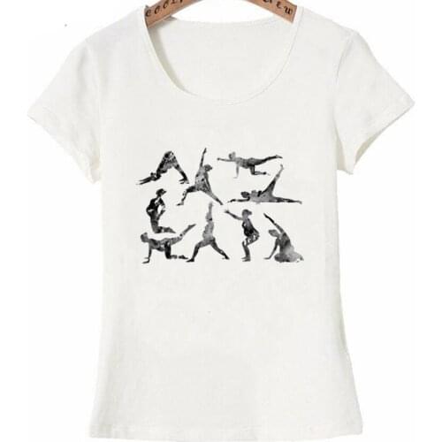 Yo-ga Exercise for pregnant women Watercolor T-Shirt Summer Fashion Women Short Sleeve Cute Print Casual Tops Super Mama Tees