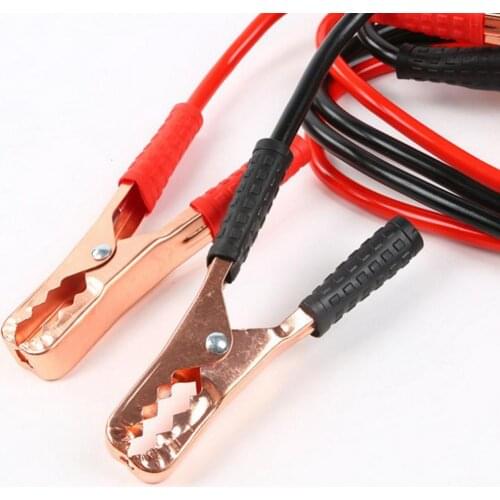 500A 4M Auto Booster Cable Booster Cord Copper Wire Car Accessories Car Starting Jumper Cable Emergency Power Charging Battery