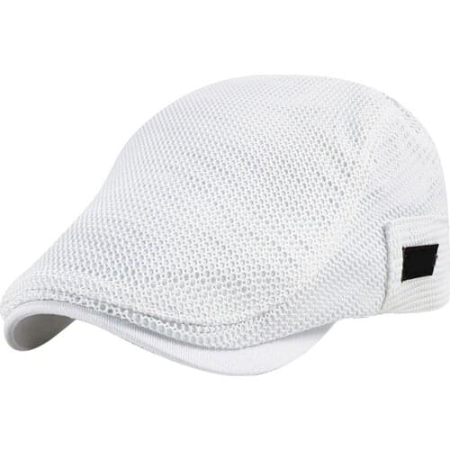 Men Women Thickened Peaked Cap Ear Protection Solid Flat Fashion Warm Winter Summer Travel Breathable Mesh Portable Outdoor