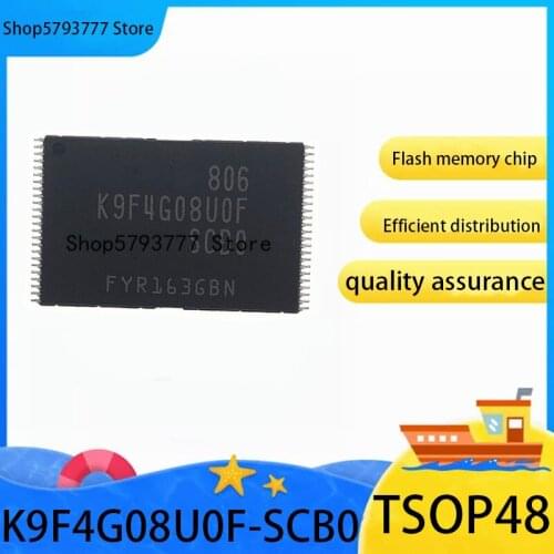 2PCS-20PCS New original authentic K9F4G08U0F-SCB0 TSOP-48 K9F4G08U0F TSOP48 512M memory chip