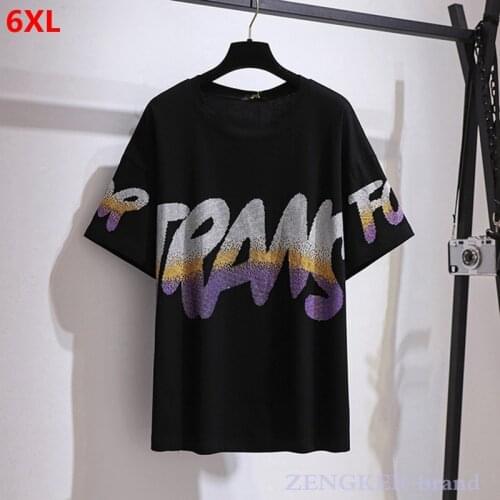 Summer printed western-style blouse loose mid-length t-shirt women plus size womens clothing oversized graphic t shirts 6XL 5XL