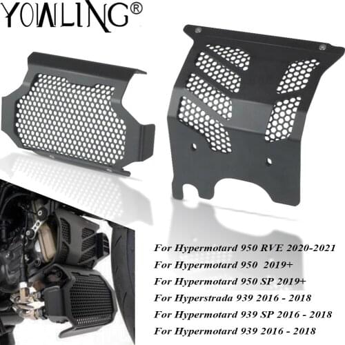 For Ducati Hypermotard 950 939 SP Hyperstrada 939 Hypermotard 950 RVE Motorcycle Oil Cooler Guard Engine Front Housing Protector
