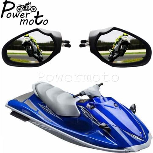 Motorboat Rearview Mirrors For Yamaha WaveRunner VXR VXS VX1100 VX1050 VX1800 Deluxe Sport Cruiser 2010-2016 Side Mirrors