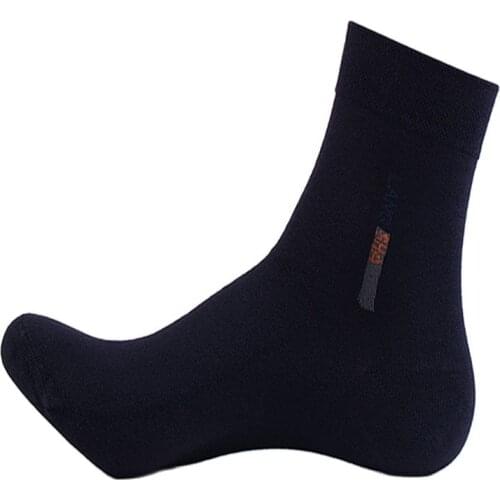39-44size male socks summer 100% cotton knee-high sweat absorbing socks male of the four seasons anti-odor sock