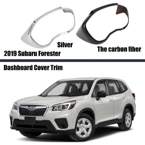 For Subaru Forester 2019 2020 Carbon Fiber Car Dashboard Instrument Meter Panel Cover Trim Decoration Accessories