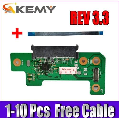 1-10 pcs For Asus X555L X555LD Laptop HDD Hard Disk Drive Board X555LD REV:3.3 100% Tested Fast Ship Free Cable