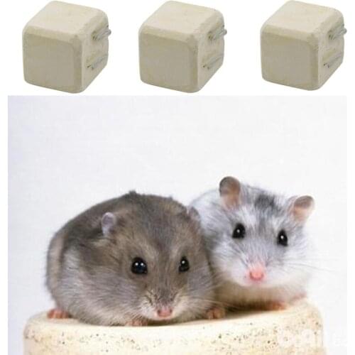 Professional Mineral Stone Calcium Chew Toy Teeth Grinder Hamster Rat Chinchilla Hamster Rabbit Pet Supplies