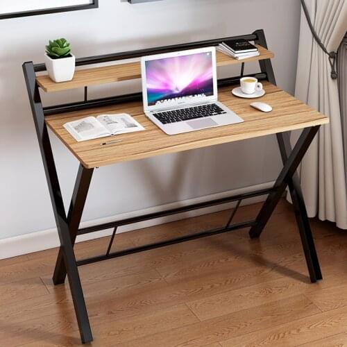 Simple Home Bedroom Small Table Desktop Computer Desk Simple Modern Writing Desk Desk Outdoor Stall Folding Table Furniture