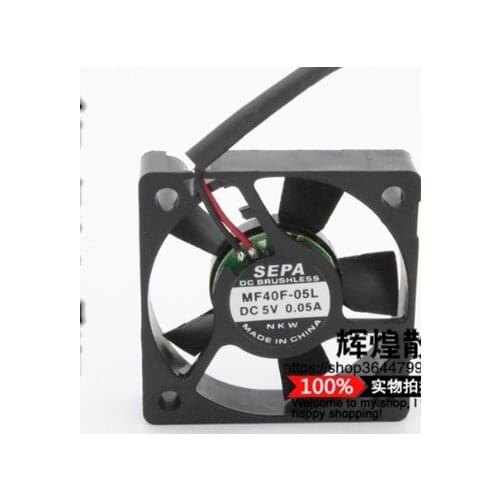 SEPA MF40F-05L DC 5V 0.05A 40x40x10mm 2-Wire Server Cooling Fan