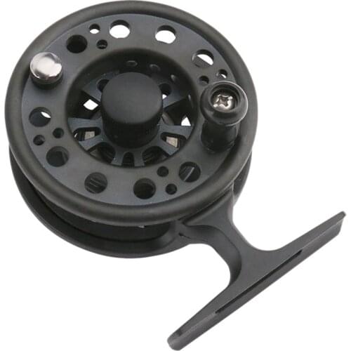Ultralight Portable Fly Fishing Reel Left / Right Hand Former Ice Fishing Wheels For Ocean / Lake Fishing