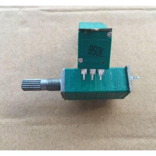 2PCS/LOT Taiwan power amplifier, Volume 6 channel, precision potentiometer six, B50K*6 axis long, 20MM ground, 6 adjustable