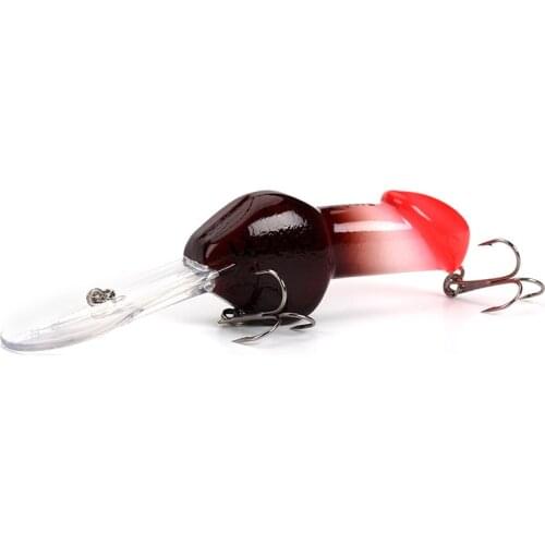 Gorgons Fishing Lures Crankbait Artificial 14cm Penis Wobblers Funny Rattle Crankbait Dick Fishing Hard Bait Deep Diving