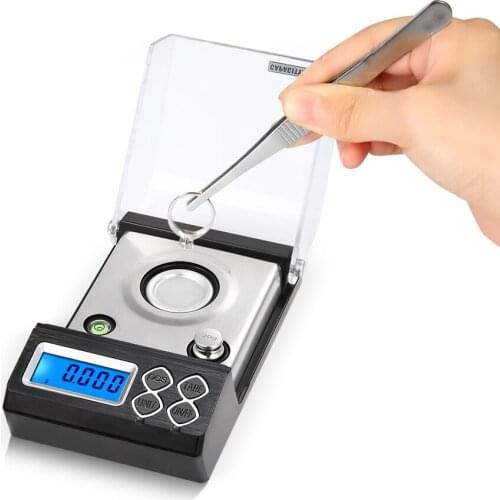 0.001g 50g/30g/20g High Precision Professional Digital Milligram Scale Mini Electronic Balance Powder Gold Jewelry Carat Scale