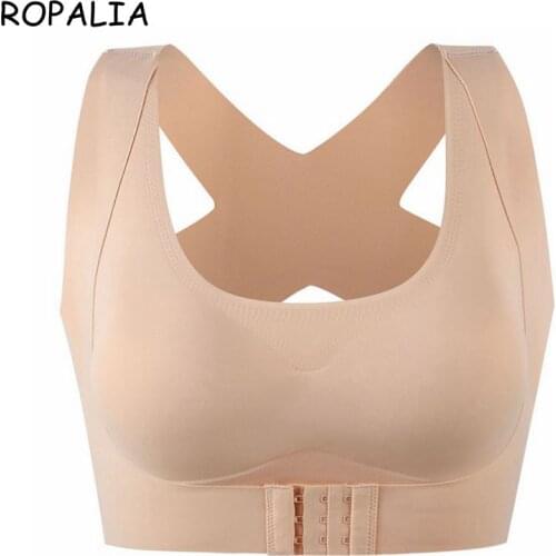 Women Bras Posture Corrector Shockproof Sports Support Fitness Vest Sport Bras Breathable Underwear Cross Back Corset Bra Tops
