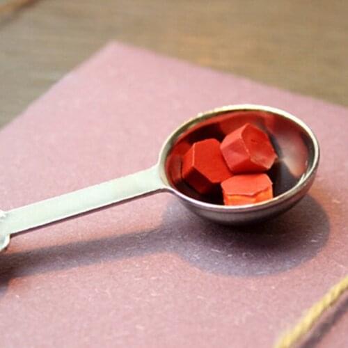 1pc Stainless Steel Wax Stamp Sealing Wax Spoon Practical Sealing Wax Spoon Anti Hot DIY Decoration