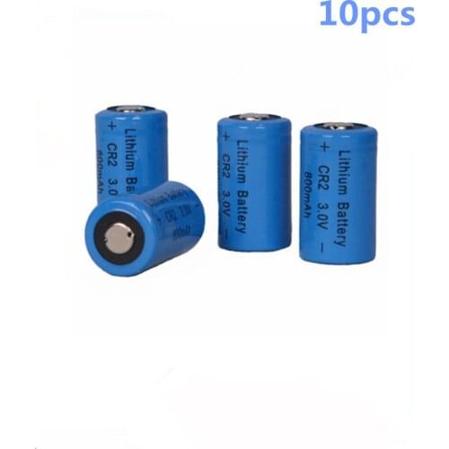10pcs/lot SHSEJA Battery CR2 800mah 3V lithium battery for GPS security system camera medical equipment camera lithium battery