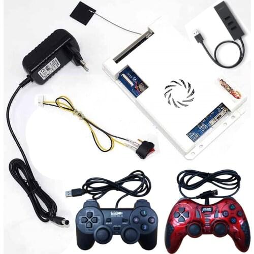 134pcs 3D Games Wifi Version Pandora 2448 Retro Video Games PCB Board + 2pcs Gamepad + USB Splitter+ Power Adapter + Switch Set