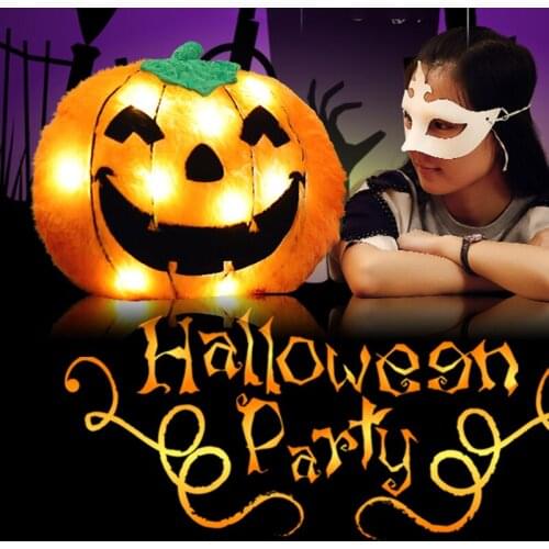 2018 50cm Halloween Pumpkin Kawaii Plush Stuffed Toys Party Decoration For Kids Gifts Doll