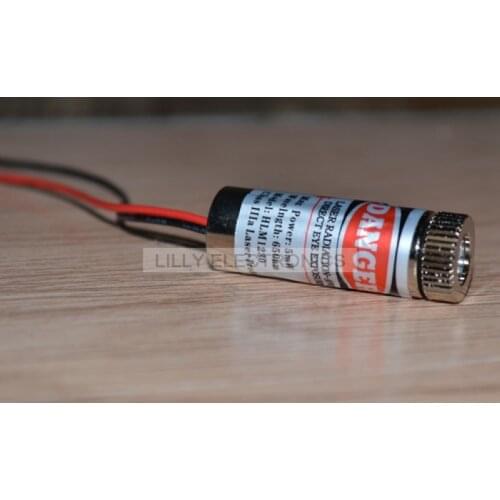 5pcs/Lot 650nm 5mW Red Laser Line Module 3VDC 120 degree C 12 X 35mm