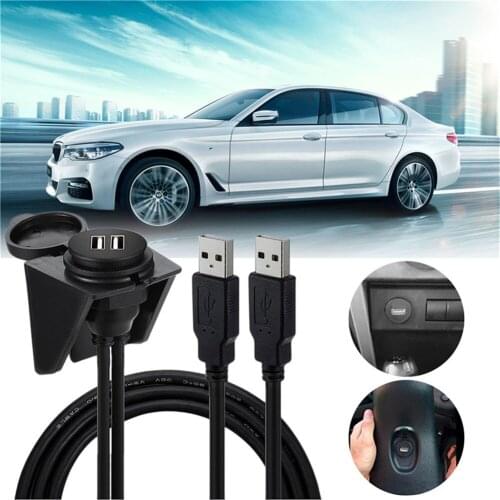 Car Waterproof Line Single Double USB 2.0 3.0 HD Male & Female Waterproof HD Cables 1M / 2M Adapters & Sockets For Car Universal